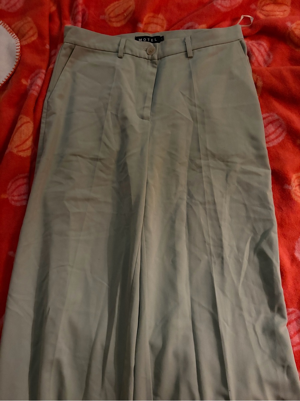 NWOT Motel Rocks ABBA Trouser Sage Green